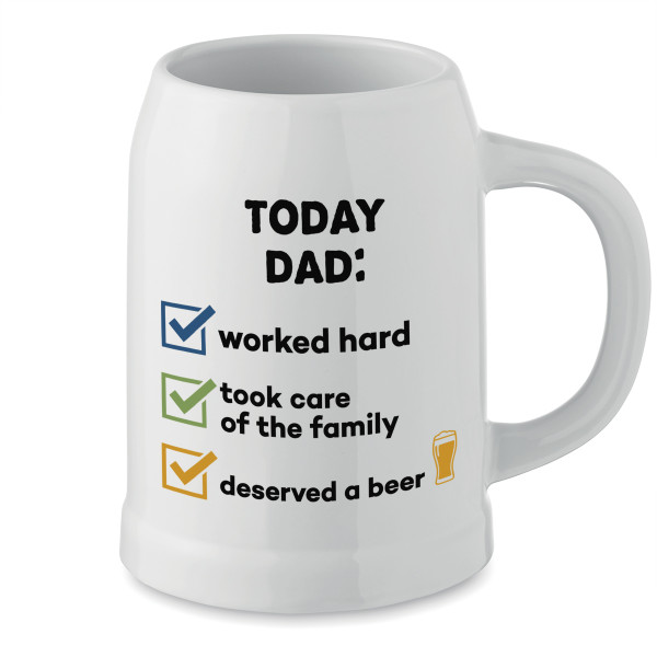 Ceramic Mug "Today dad..."
