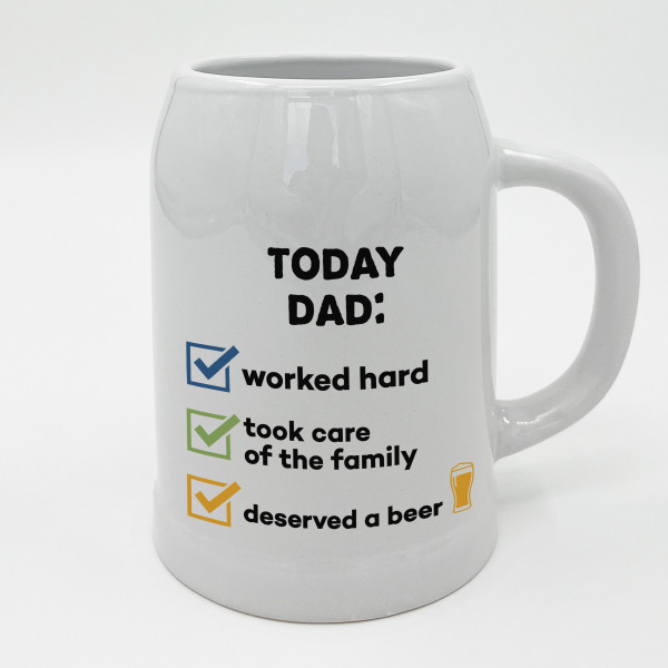 Ceramic Mug "Today dad..."