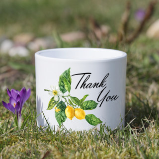 Ceramic pot "Thank You"