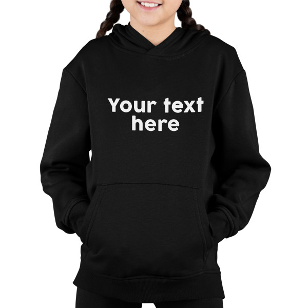 Children's hoodie with your own text Children's hoodie with your own text
