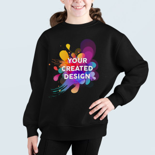 Children's hoodie without hood with your custom design