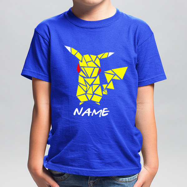 Children's T-shirt "Pokemon" with your chosen name Children's T-shirt "Pokemon" with your chosen name