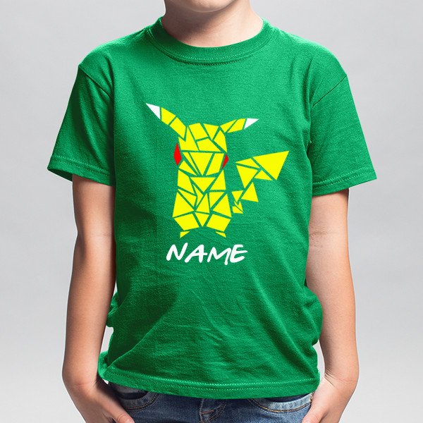 Children's T-shirt "Pokemon" with your chosen name Children's T-shirt "Pokemon" with your chosen name