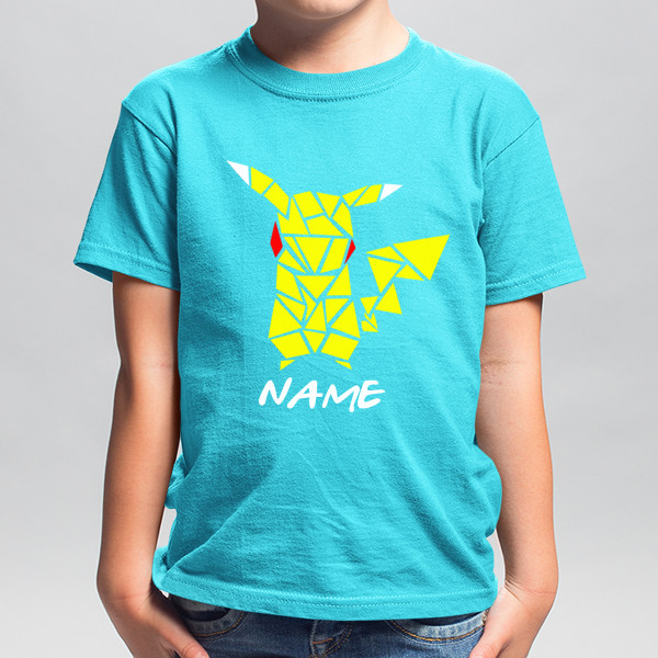 Children's T-shirt "Pokemon" with your chosen name Children's T-shirt "Pokemon" with your chosen name