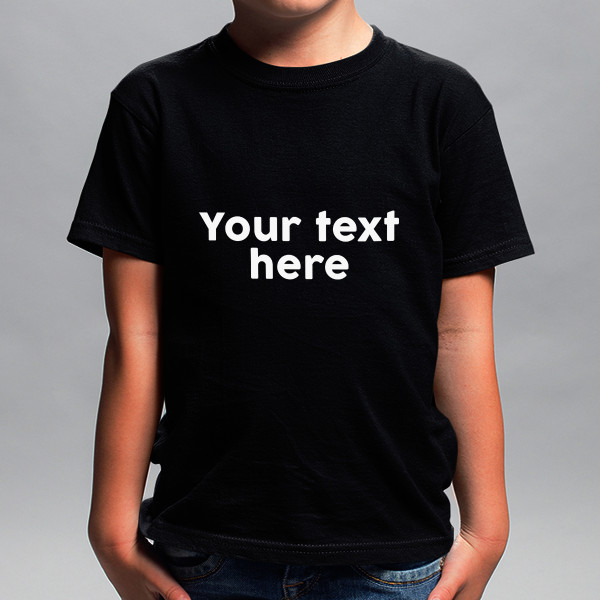 Children's T-shirt with your own text