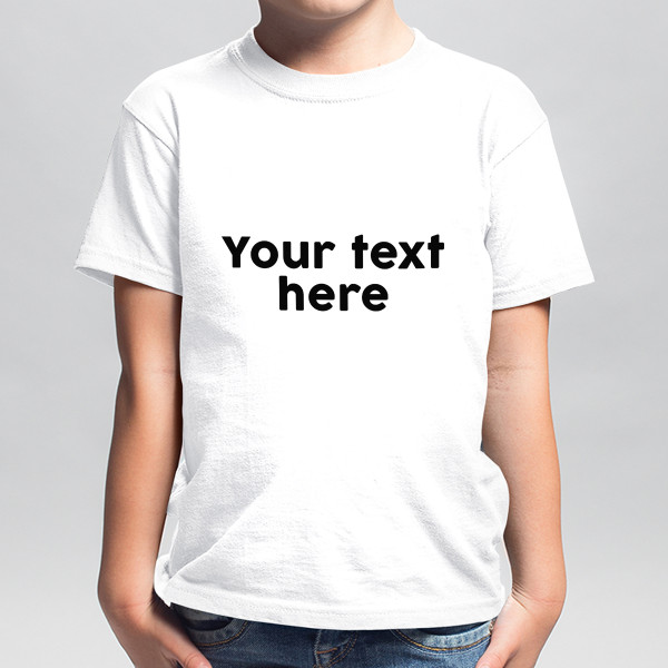 Children's T-shirt with your own text