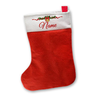 Christmas stocking with your chosen name