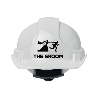 Construction helmet "The groom" Construction helmet "The groom"