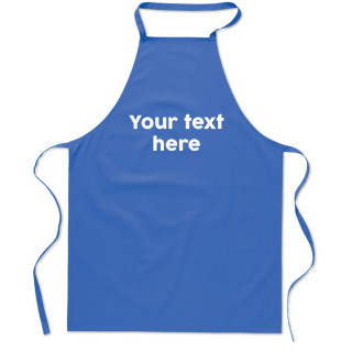Cotton apron with your chosen text