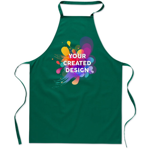Cotton apron with your custom design