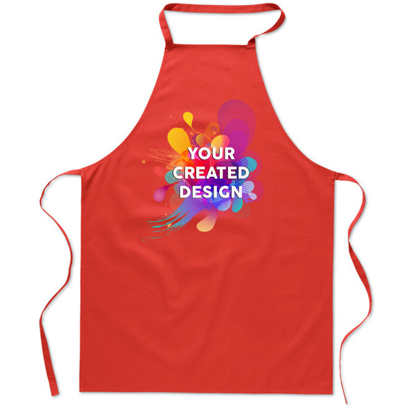 Cotton apron with your custom design