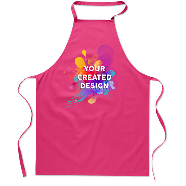 Cotton apron with your custom design