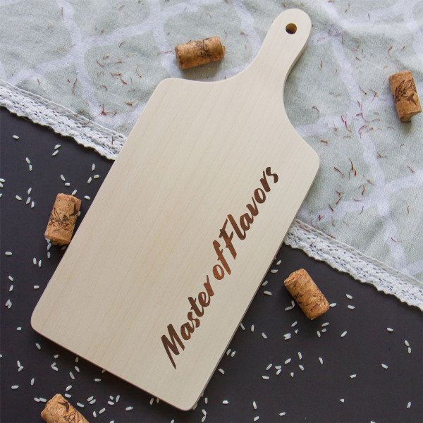 Cutting board with handle "Master of Flavors" (30cm) Cutting board with handle "Master of Flavors" (30cm)