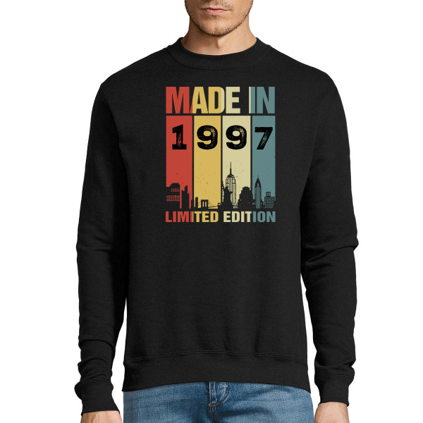 Sweatshirt "Limited Edition" with Your Chosen Birth Year (without Hood)