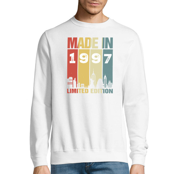 Sweatshirt "Limited Edition" with Your Chosen Birth Year (without Hood)