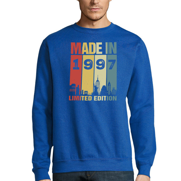 Sweatshirt "Limited Edition" with Your Chosen Birth Year (without Hood)
