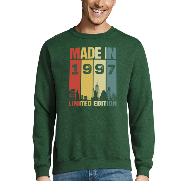 Sweatshirt "Limited Edition" with Your Chosen Birth Year (without Hood)