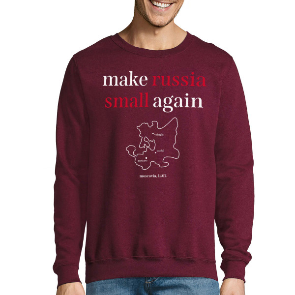 Sweatshirt "Make Russia small again" (without Hood)