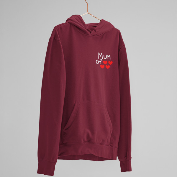 Sweatshirt "Mum" with your selected number of hearts Sweatshirt "Mum" with your selected number of hearts