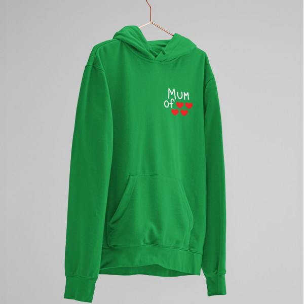 Sweatshirt "Mum" with your selected number of hearts Sweatshirt "Mum" with your selected number of hearts