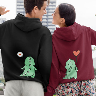 Sweatshirt set "Dinosaur love"