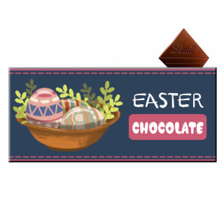 Easter dark chocolate (85%), 100g
