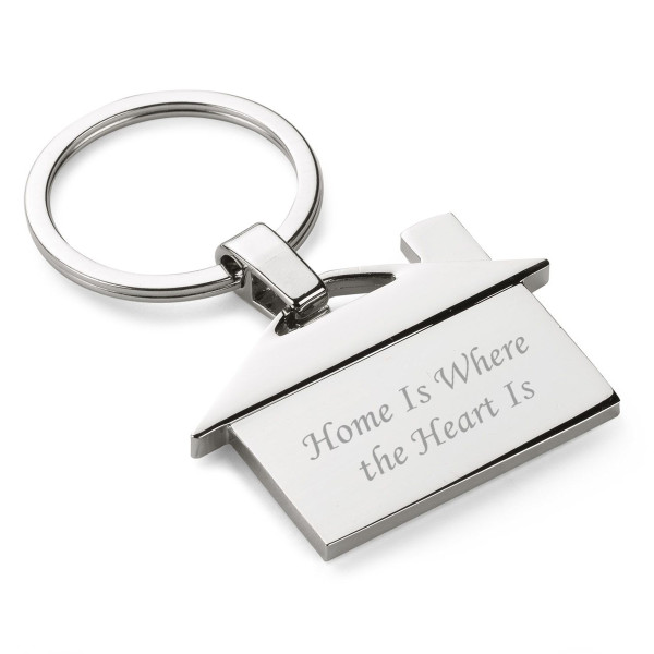 Engraved Keychain "Home Is Where the Heart Is" Engraved Keychain "Home Is Where the Heart Is"