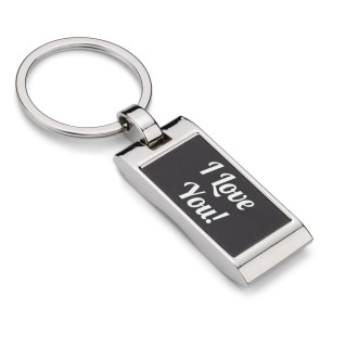 Engraved Keychain "I Love You!"