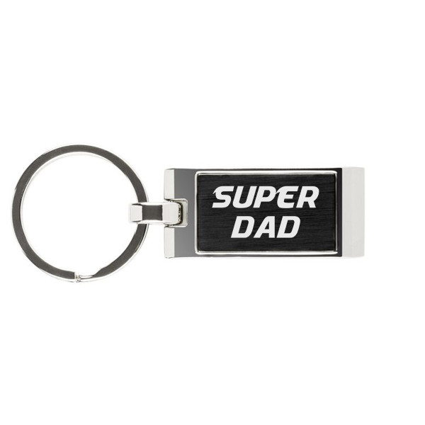 Engraved Keychain "Super Dad" Engraved Keychain "Super Dad"