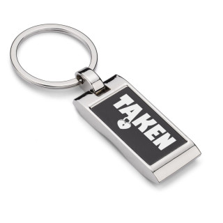 Engraved Keychain "Taken"