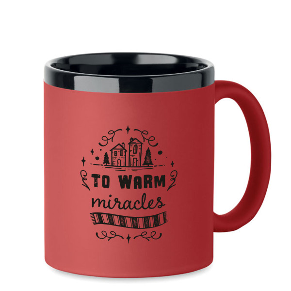 Engraved mug "To warm miracles"