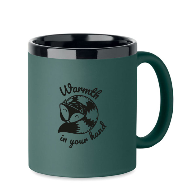 Engraved mug "Warmth in your hand"