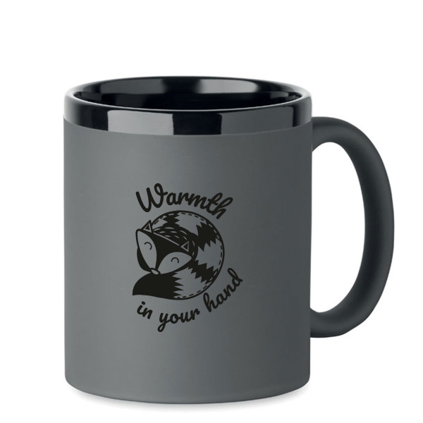 Engraved mug "Warmth in your hand"