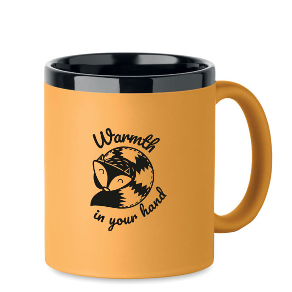 Engraved mug "Warmth in your hand"