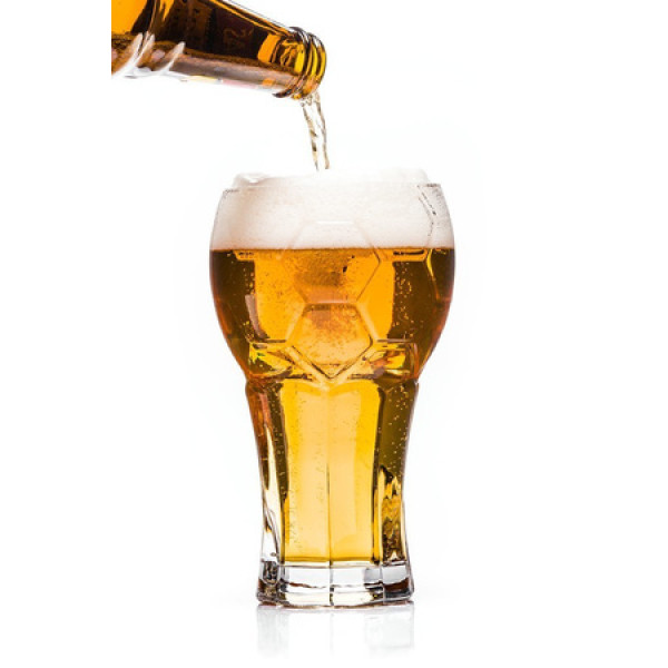 Football-Shaped Beer Glass with your selected name