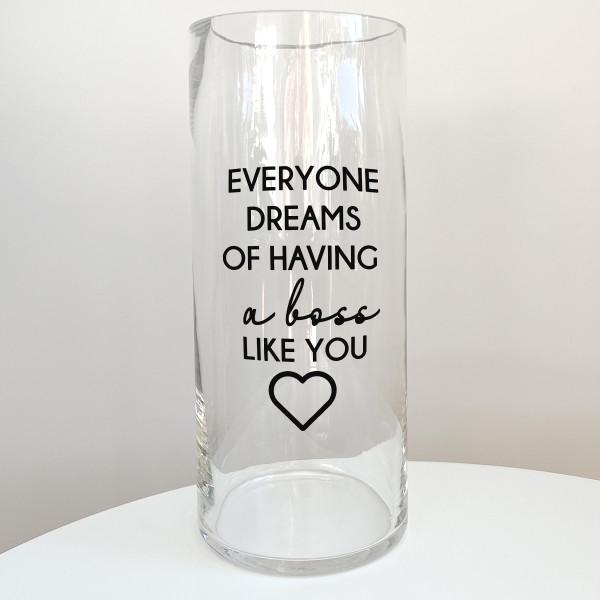 Glass Vase "Boss"