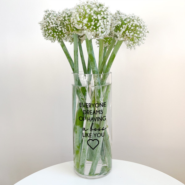 Glass Vase "Boss"