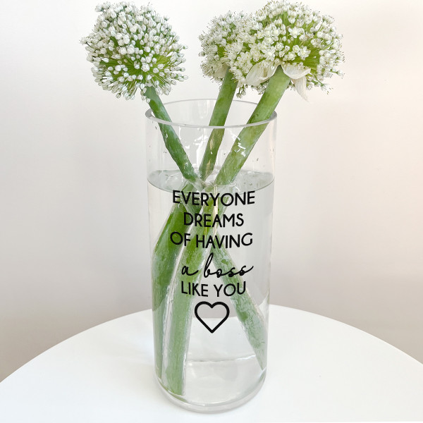 Glass Vase "Boss"