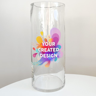 Glass Vase with your custom design