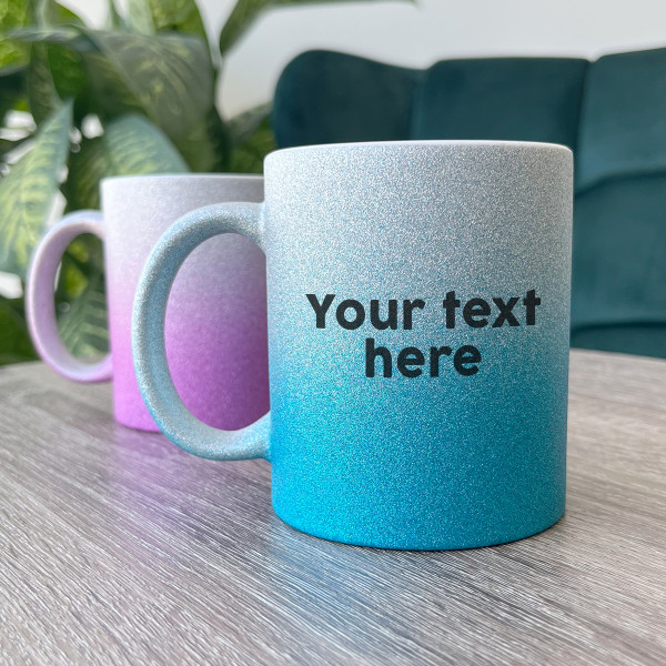 Glossy mug with your chosen text Glossy mug with your chosen text