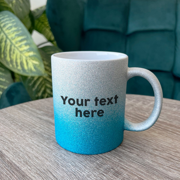 Glossy mug with your chosen text Glossy mug with your chosen text