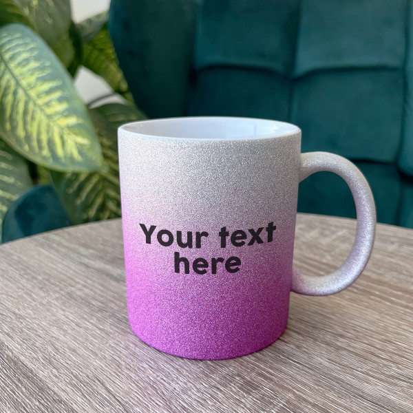 Glossy mug with your chosen text Glossy mug with your chosen text