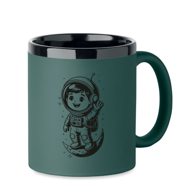 Engraved mug "He is an astronaut"