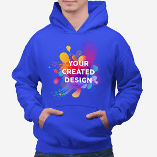 Hoodie with your custom design (with hood)