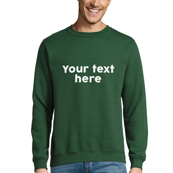 Hoodie with your own text (no hood)