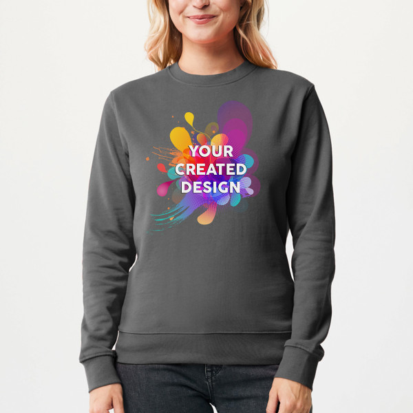 IQONIQ Zion sweatshirt with your custom design (no hood)