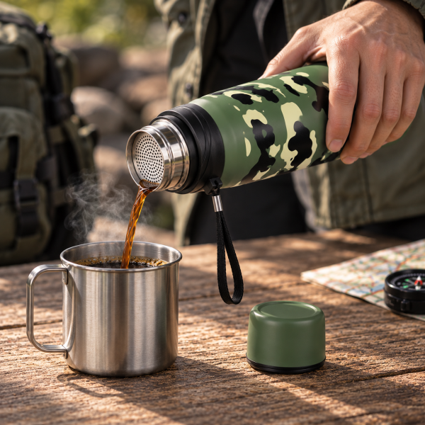 Camouflage Thermos "Special Mission", 800ml