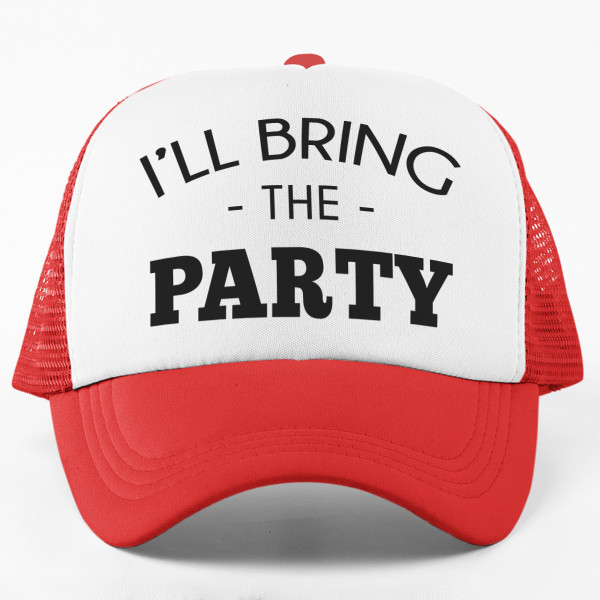Cap "I'll bring the" with your chosen text