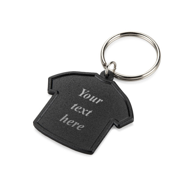 Keychain "T-shirt" (with optional engraving for an additional fee)