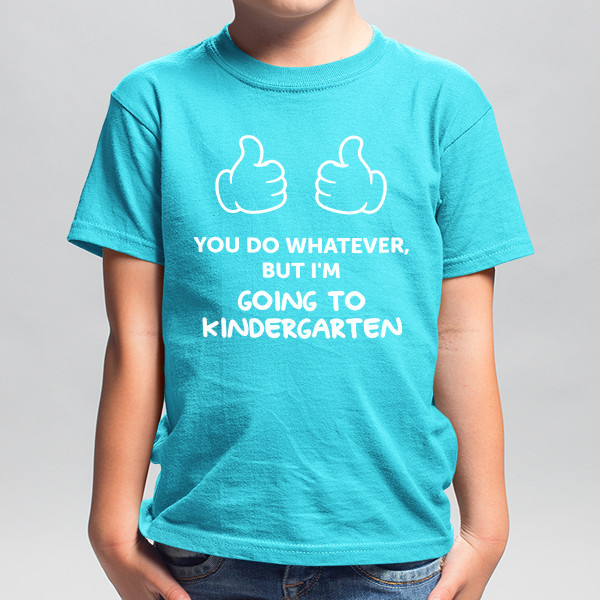 Kids' T-shirt "Going to kindergarten"